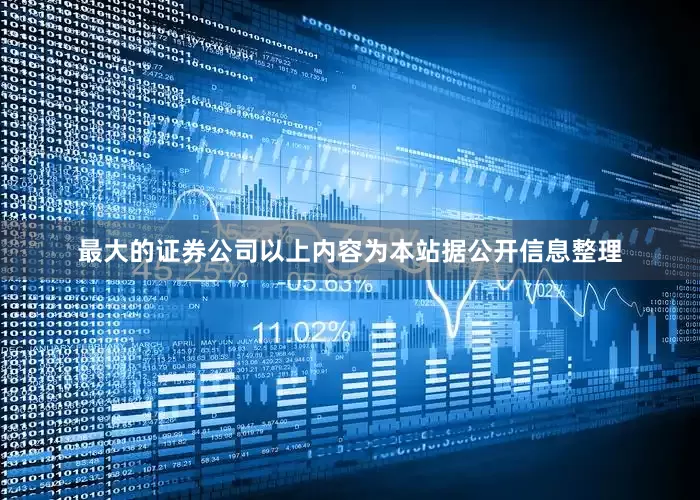 最大的证券公司以上内容为本站据公开信息整理